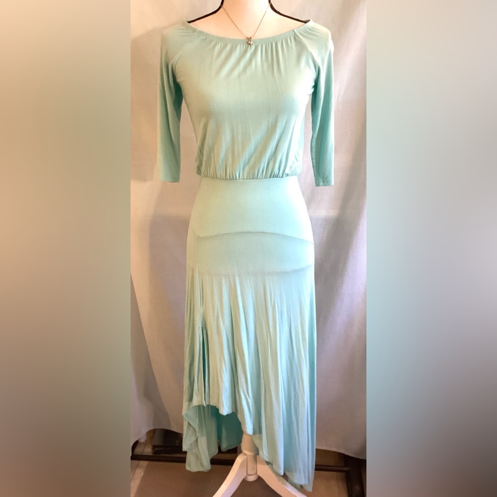 American Rose 3/4 sleeves irregular dress. XS